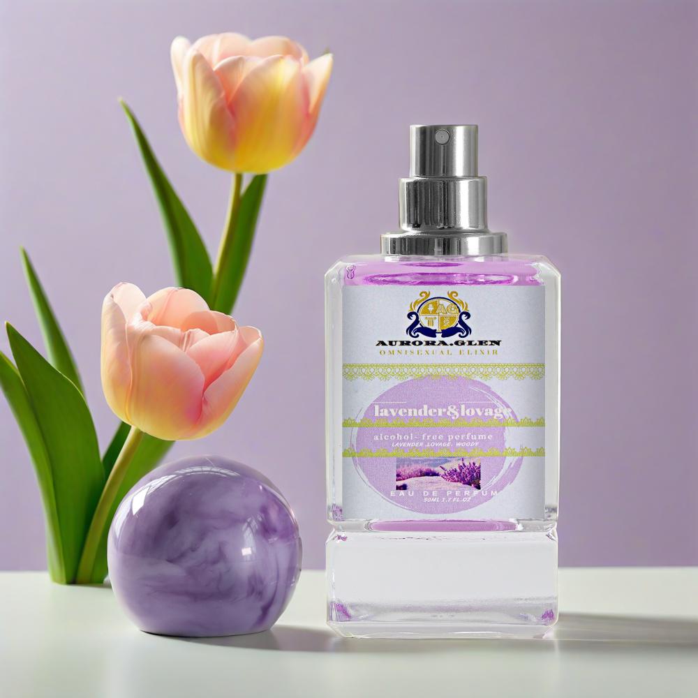Perfume Quality Fragrance Oils - Lawendowo-łubnowy olejek zapachowy dla kobiet EDP,