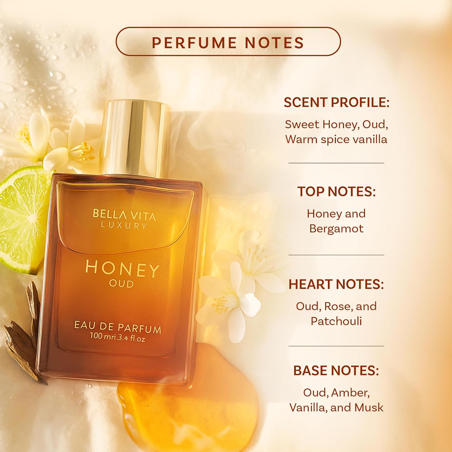 BellaVita Luxury Honey Oud EDP – Perfume Quality Fragrance Oils recenzja i cena