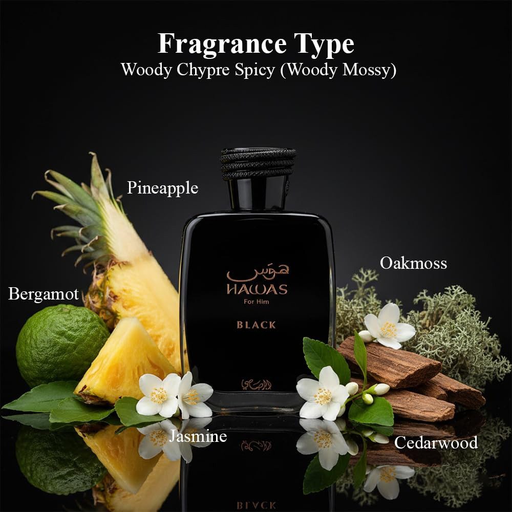 Hawas Black marki Rasasi dla m – Perfume Fragrance Man recenzja i cena