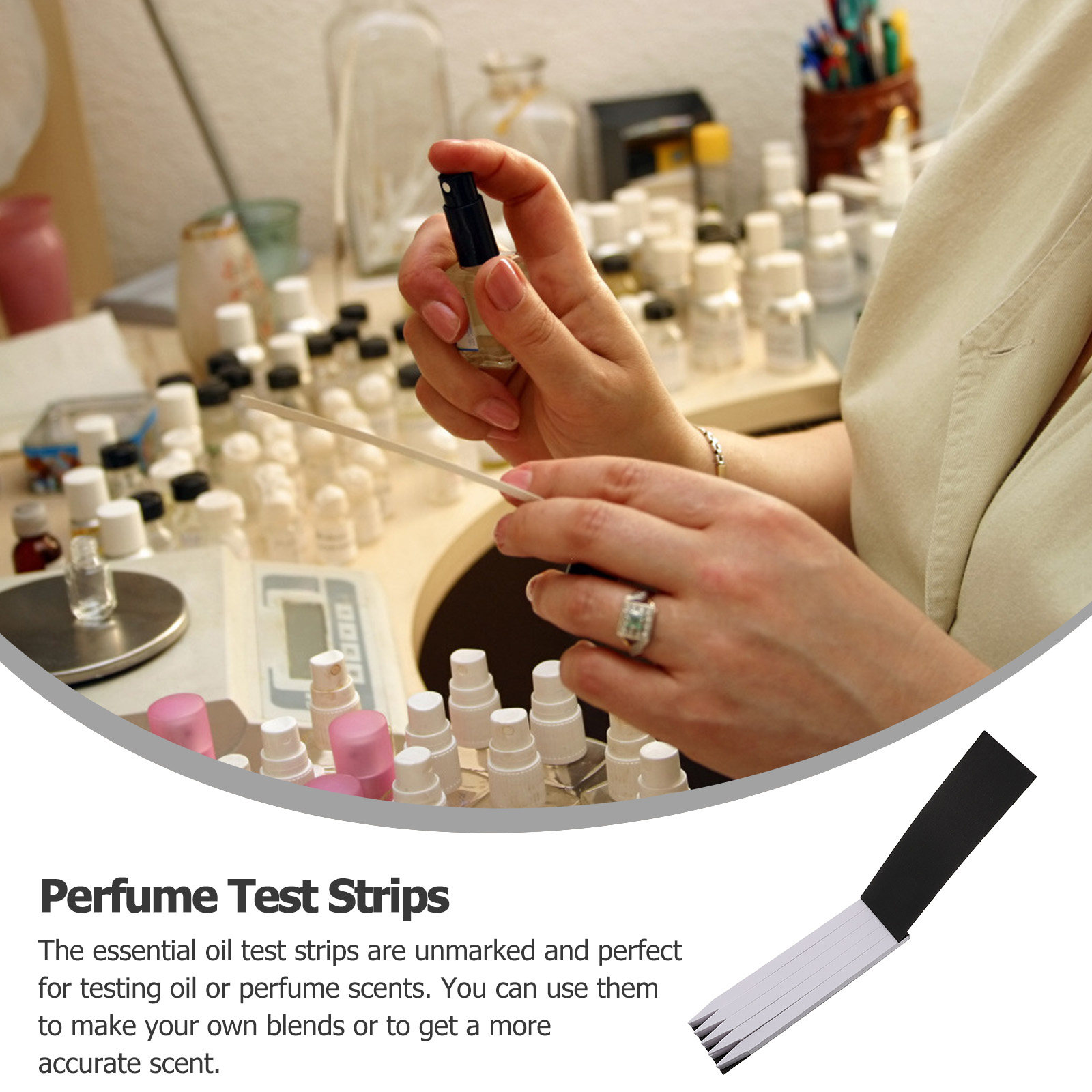 100 szt. pasków testowych do p – Perfume Quality Fragrance Oils recenzja i cena
